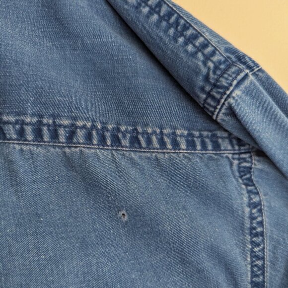 Vintage Y2K Warner Bros Looney Tunes embroidered denim button down shirt - Picture 9 of 9